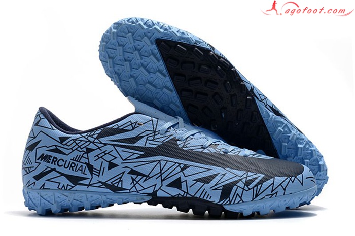 Nike Chaussures de Foot Mercurial Vapor 13 Academy TF Bleu