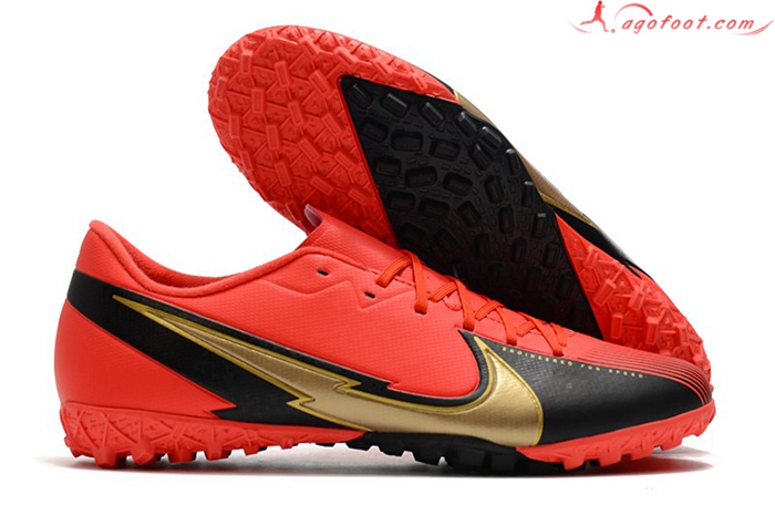 Nike Chaussures de Foot Mercurial Vapor 13 Academy TF Rouge