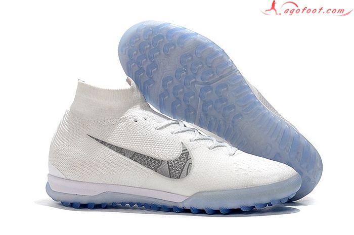 Nike Chaussures de Footke SuperflyX VI Elite TF Blanc