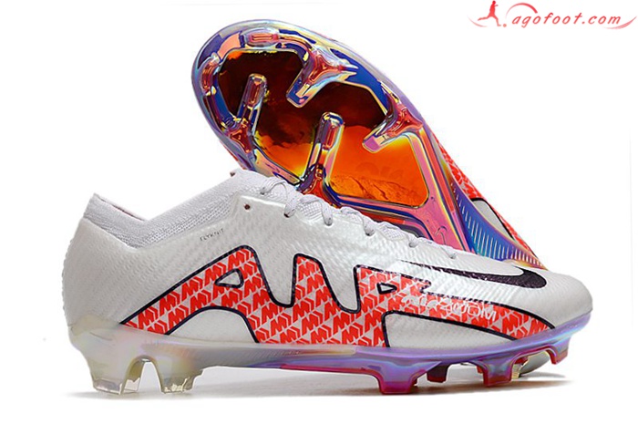 Nike Chaussures de Foot Air Zoom Mercurial Vapor XV Elite FG Blanc