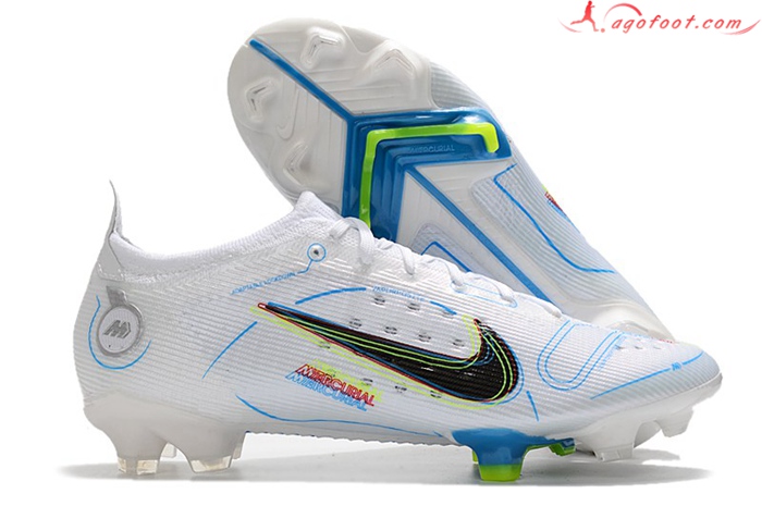 Nike Chaussures de Foot Mercurial Vapor XIV Elite FG Blanc