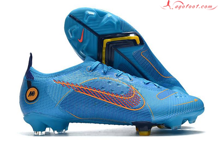 Nike Chaussures de Foot Mercurial Vapor XIV Elite FG Bleu