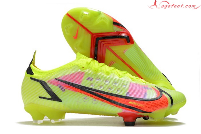 Nike Chaussures de Foot Mercurial Vapor XIV Elite FG Jaune