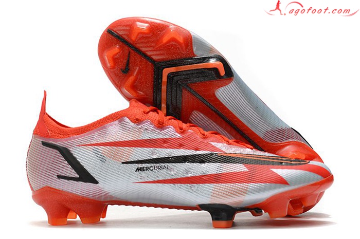 Nike Chaussures de Foot Vapor 14 Elite CR7 FG Rouge