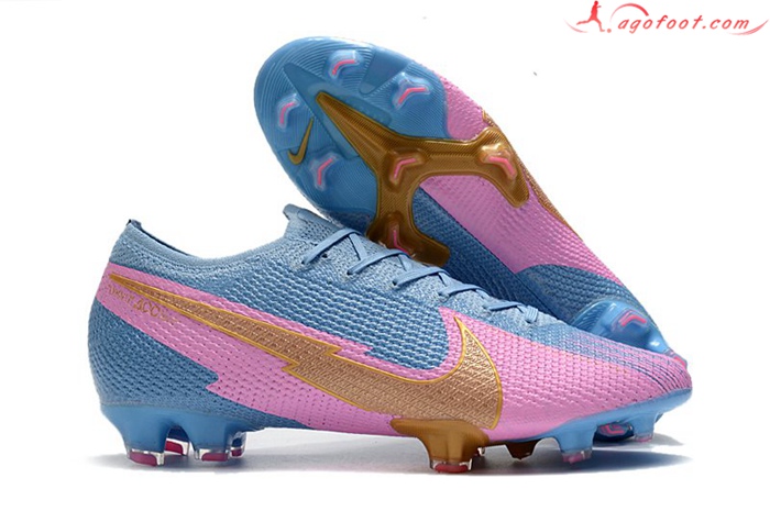 Nike Chaussures de Foot Vapor 14 Elite FG Bleu/Pourpre