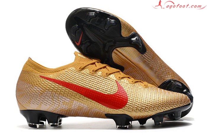 Nike Chaussures de Foot Vapor 14 Elite FG Doré