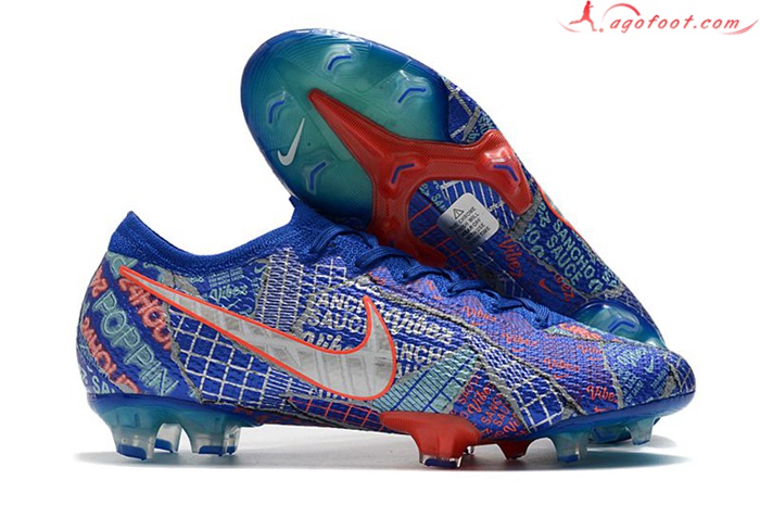 Nike Chaussures de Foot Vapor 14 Elite FG Bleu Marins