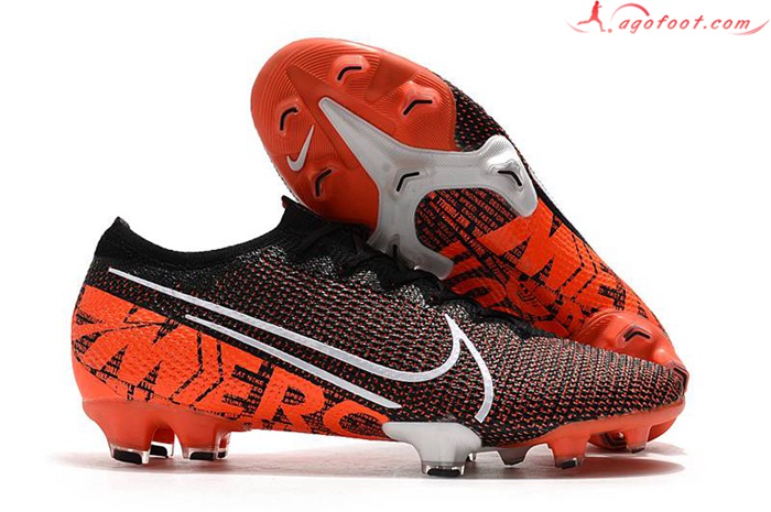 Nike Chaussures de Foot Mercurial Vapor 13 Elite SE FG Orange/Noir