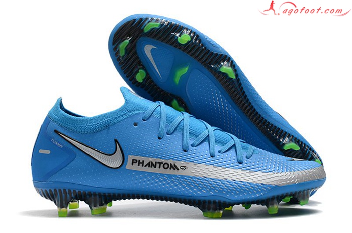 Nike Chaussures de Foot Phantom GT Elite FG Bleu