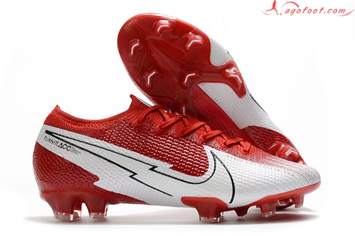 Nike Chaussures de Foot Mercurial Vapor 13 Elite FG Rouge