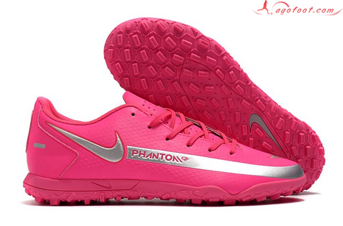 Nike Chaussures de Foot Phantom GT Club TF Rose