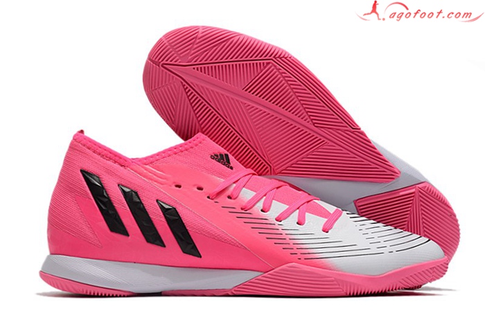Adidas Chaussures de Foot Predator Edge.3 IC Rose