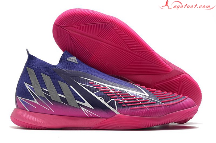 Adidas Chaussures de Foot Predator Edge1 IC Pourpre
