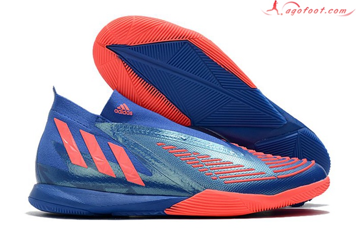 Adidas Chaussures de Foot Predator Edge1 IC Bleu