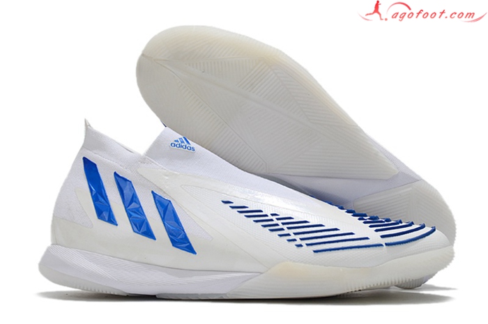 Adidas Chaussures de Foot Predator Edge1 IC Blanc