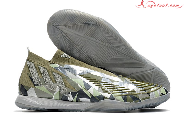 Adidas Chaussures de Foot Predator Edge1 IC Vert