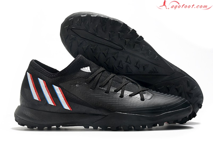 Adidas Chaussures de Foot Predator Edge.3 Low TF Noir