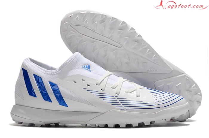 Adidas Chaussures de Foot Predator Edge.3 Low TF Blanc