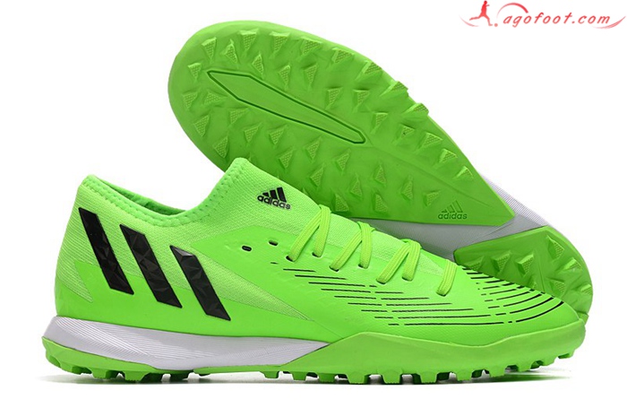 Adidas Chaussures de Foot Predator Edge.3 Low TF Vert