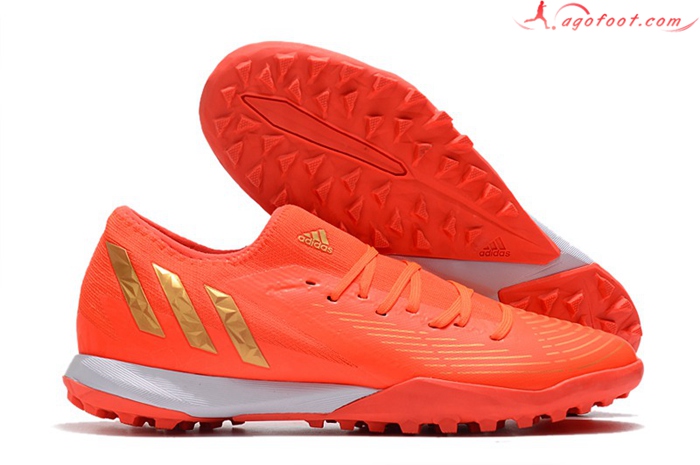 Adidas Chaussures de Foot Predator Edge.3 Low TF Orange