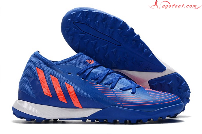 Adidas Chaussures de Foot Predator Edge.3 TF Bleu