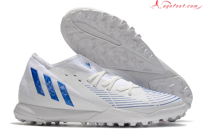 Adidas Chaussures de Foot Predator Edge.3 TF Blanc