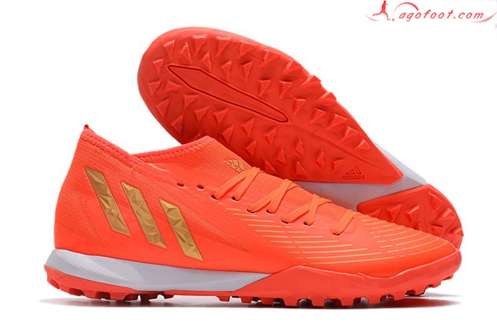 Adidas Chaussures de Foot Predator Edge.3 TF Orange