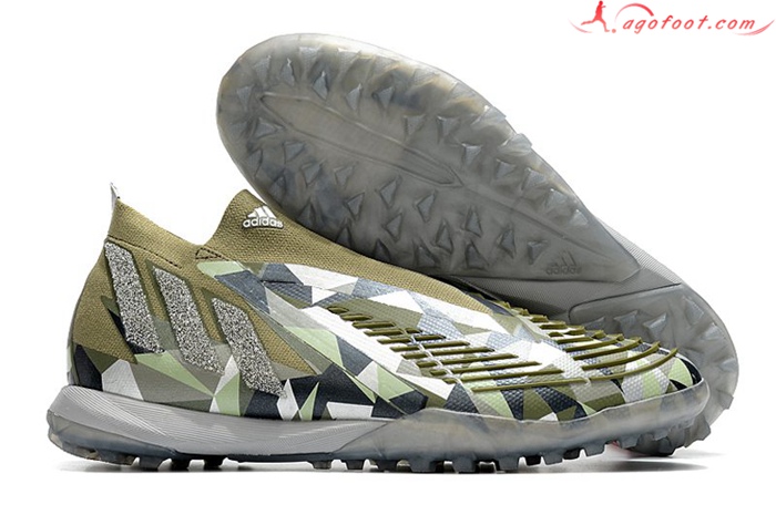 Adidas Chaussures de Foot Predator Edge1 TF Vert
