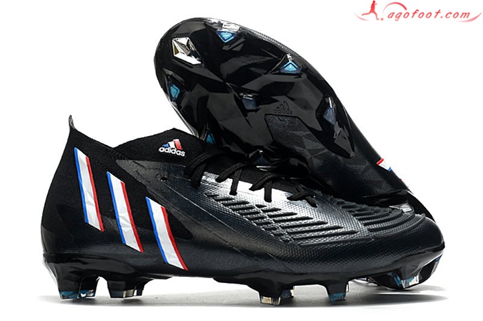 Adidas Chaussures de Foot Predator Edge.1 FG Noir