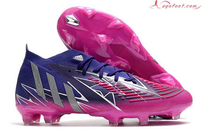 Adidas Chaussures de Foot Predator Edge.1 FG Pourpre