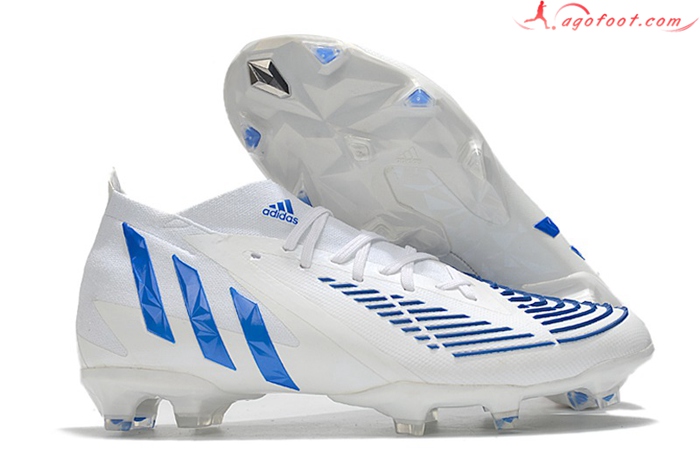 Adidas Chaussures de Foot Predator Edge.1 FG Blanc