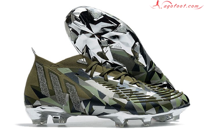 Adidas Chaussures de Foot Predator Edge.1 FG Vert