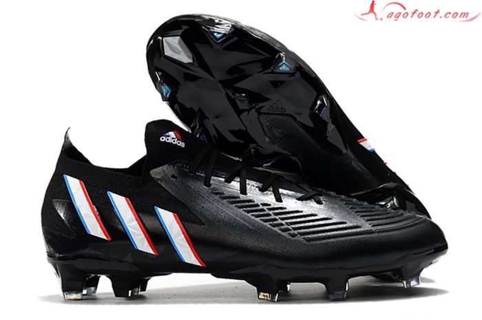 Adidas Chaussures de Foot Predator Edge.1 Low FG Noir