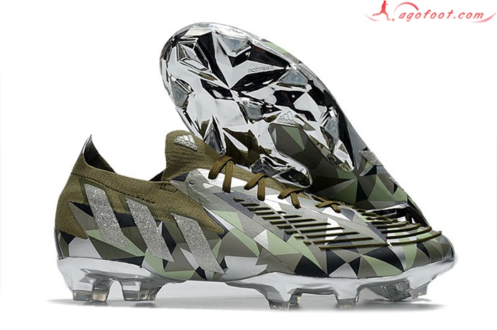Adidas Chaussures de Foot Predator Edge.1 Low FG Vert
