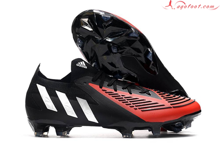 Adidas Chaussures de Foot Predator Edge.1 Low FG Noir