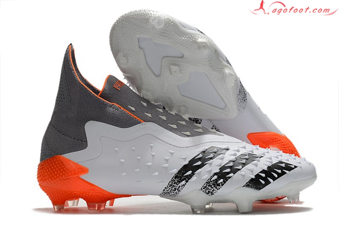 Adidas Chaussures de Foot Predator Freak + FG Gris