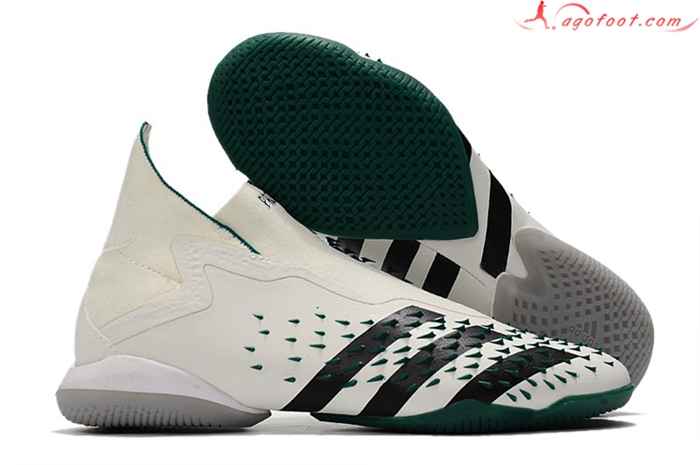 Adidas Chaussures de Foot Predator Freak + IC Blanc