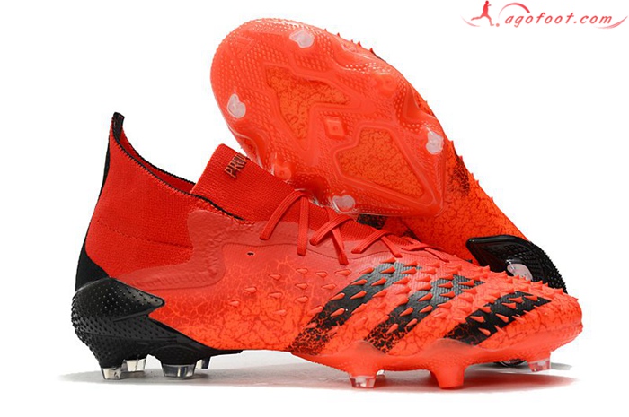 Adidas Chaussures de Foot Predator Freak.1 FG Rouge