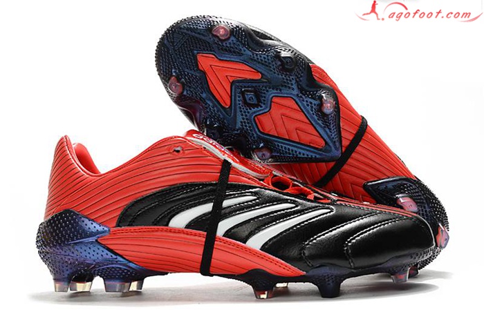 Adidas Chaussures de Foot Absolute 20 FG Noir/Rouge