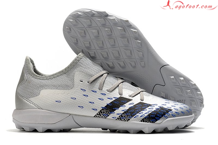 Adidas Chaussures de Foot Predator Freak .3 Low TF Gris