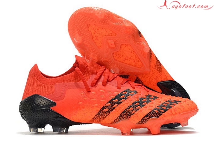 Adidas Chaussures de Foot Predator Freak .1 Low FG Orange