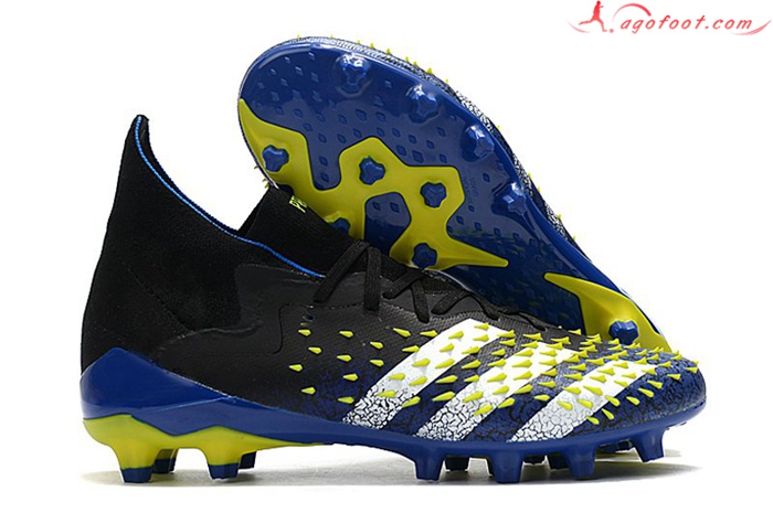Adidas Chaussures de Foot Predator Freak.1 Ag Bleu/Noir