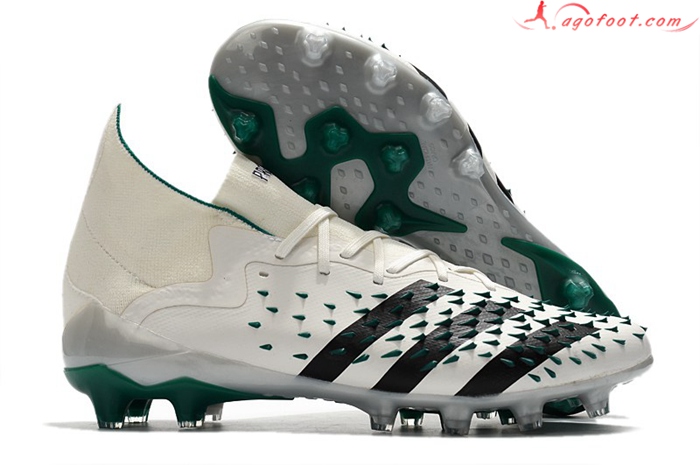 Adidas Chaussures de Foot Predator Freak.1 Ag Blanc
