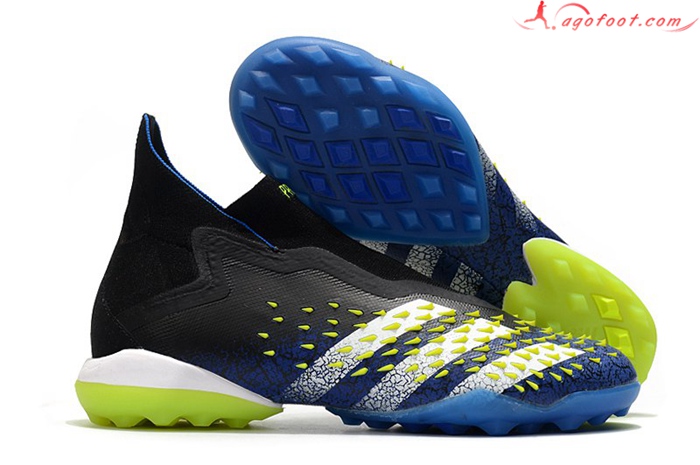 Adidas Chaussures de Foot Predator Freak + TF Bleu/Noir