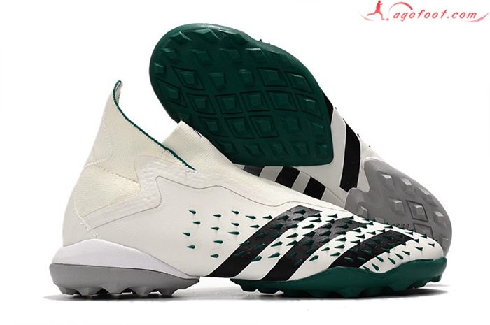 Adidas Chaussures de Foot Predator Freak + TF Blanc