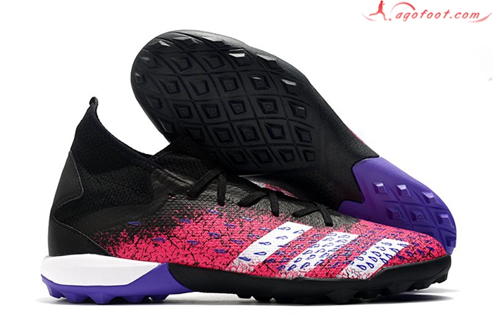Adidas Chaussures de Foot Predator Freak .3 TF Noir/Rose