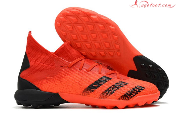 Adidas Chaussures de Foot Predator Freak .3 TF Rouge