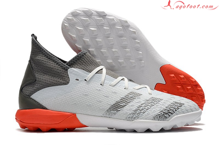 Adidas Chaussures de Foot Predator Freak .3 TF Gris