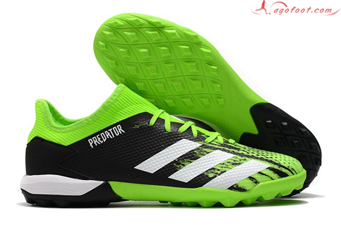 Adidas Chaussures de Foot Predator 20.3 L TF Vert/Noir