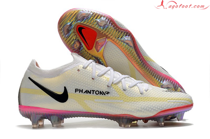 Nike Chaussures de Foot Phantom GT2 Elite FG Blanc